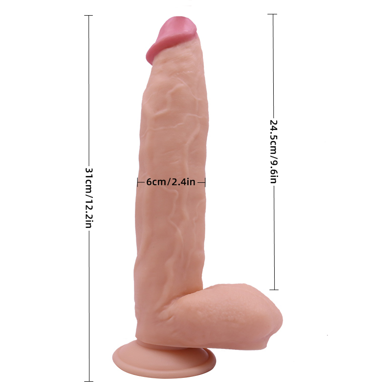 Big penis oversized and long G-spot vibrator masturbation device for female fake penis sex products