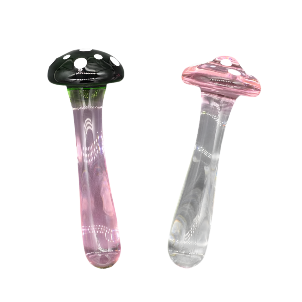 Mushroom Glass Dildo