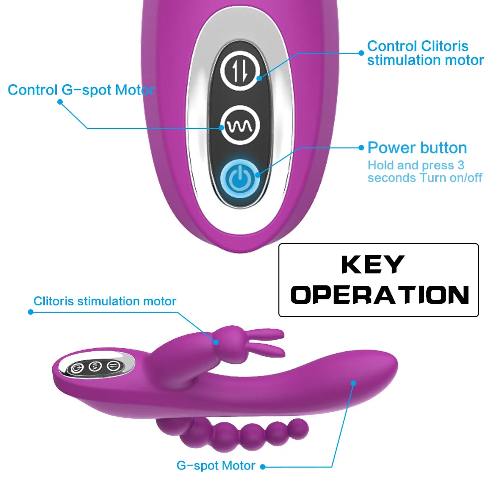 Rechargeable Rabbit Vibrator