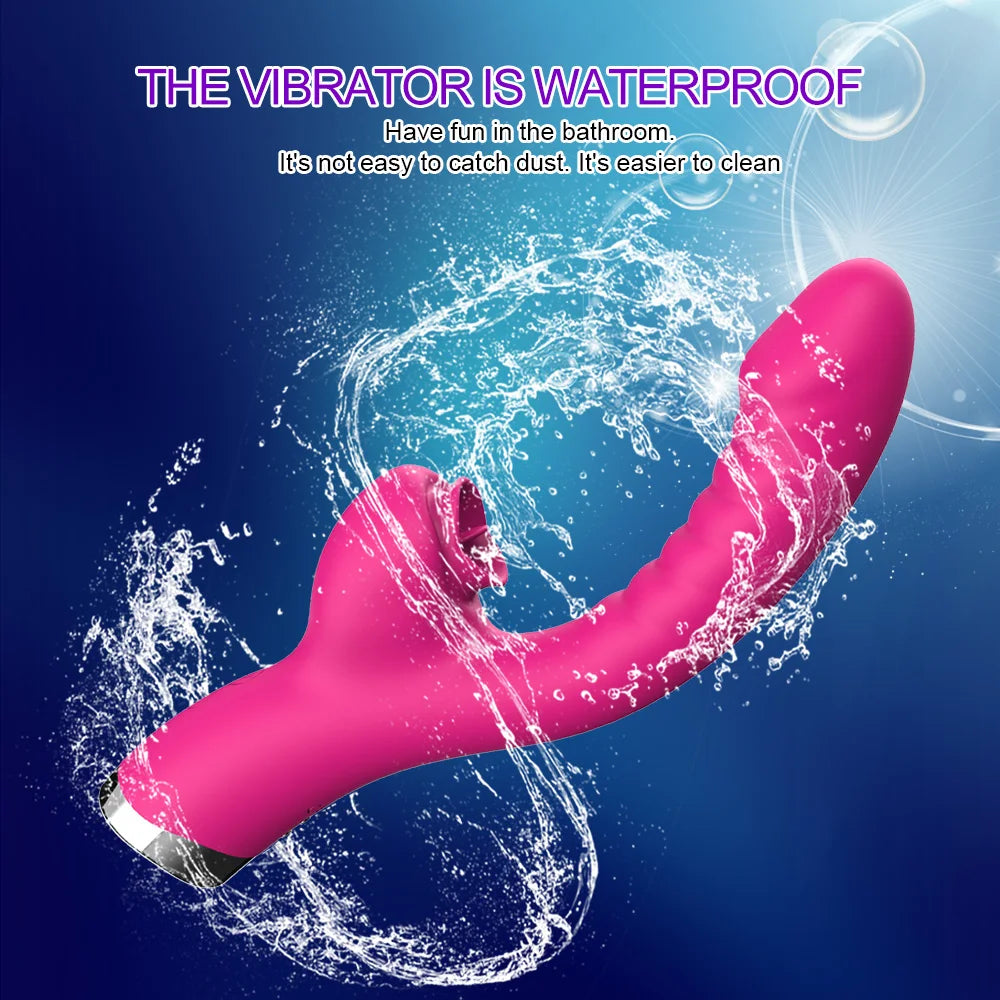 Vibromasseur lécheur de clitoris