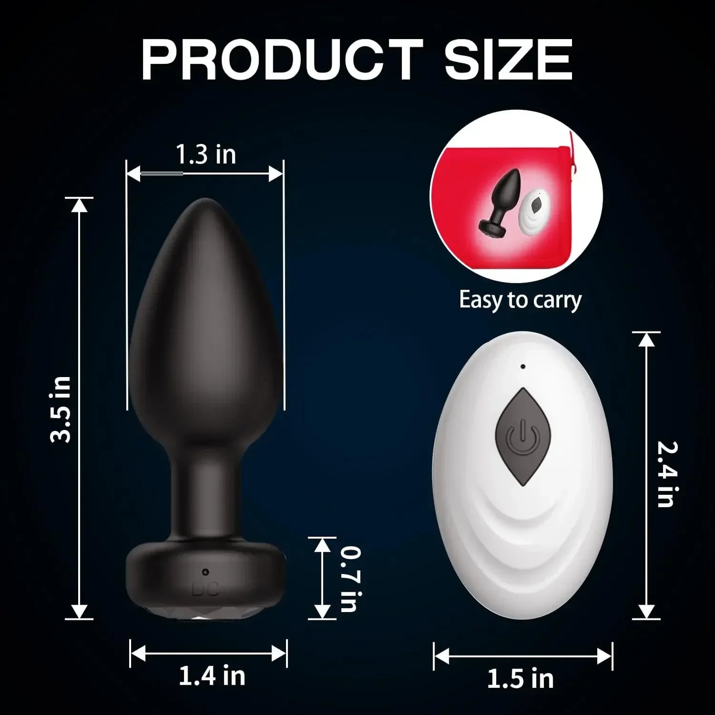 Anal Plug Vibrator