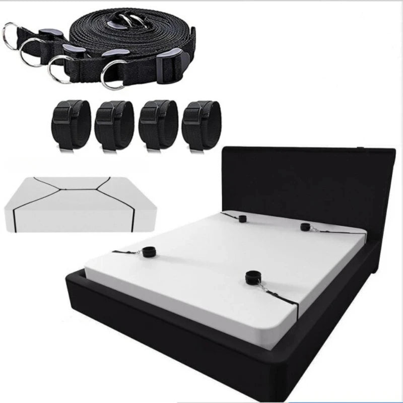 Adult Bdsm Bed handcuffs