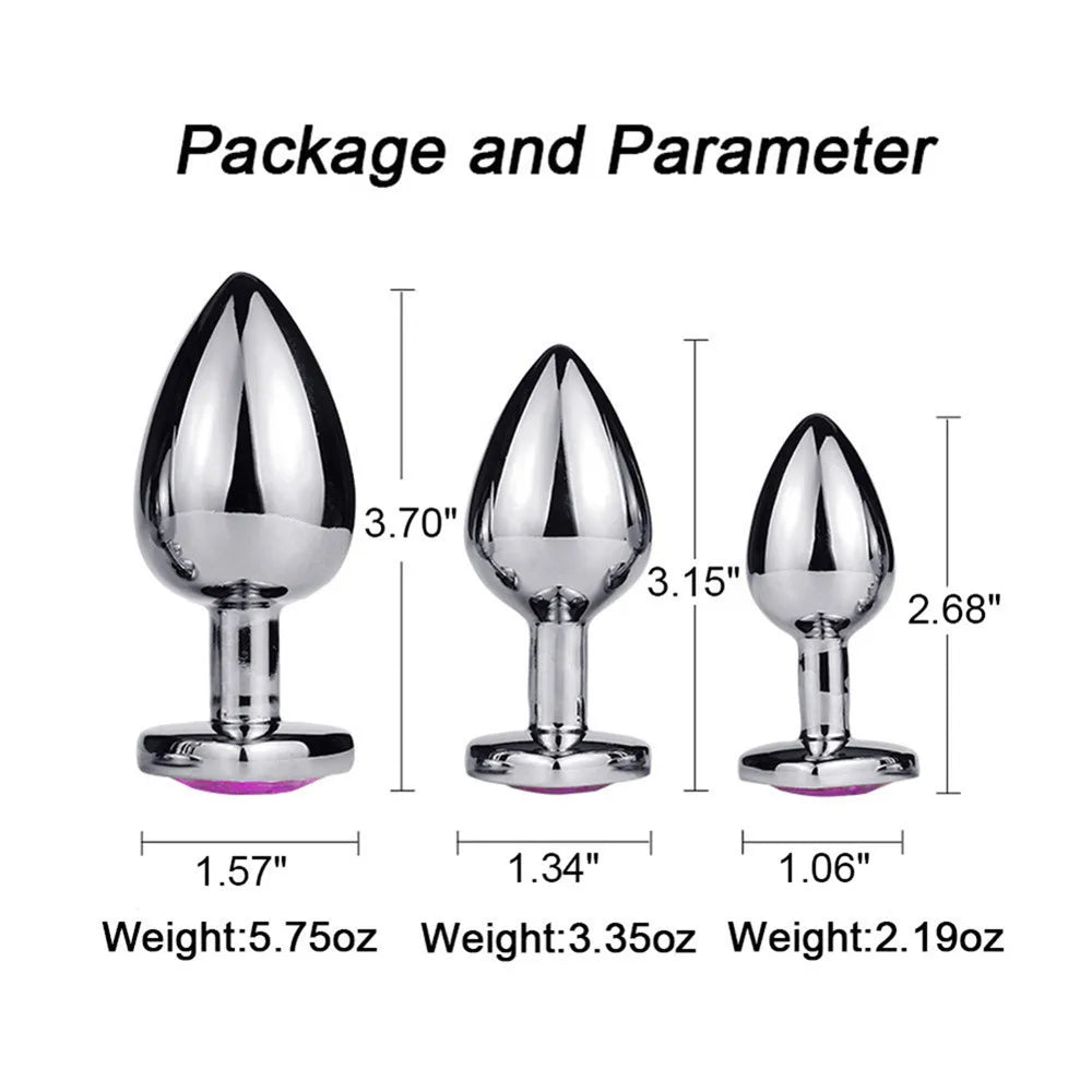 Tapón anal de cristal