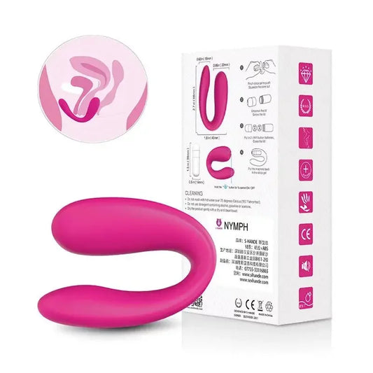 Vibrador tipo U para mujer