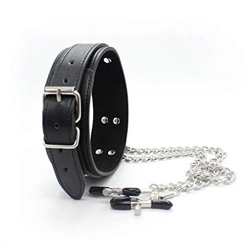 BDSM Leather Choker