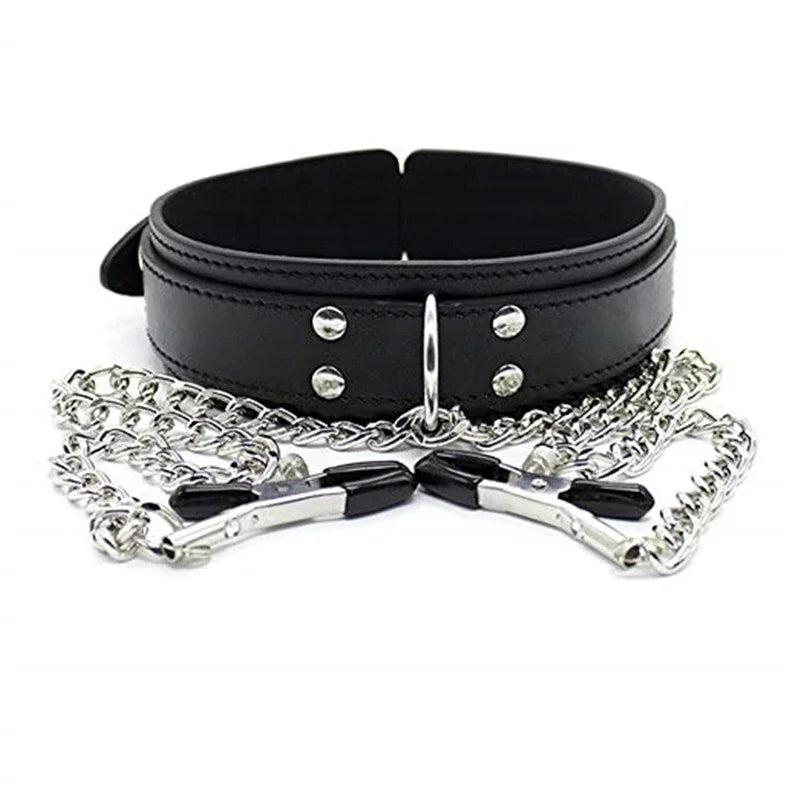 BDSM Leather Choker