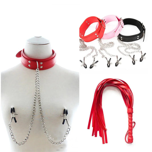 BDSM Leather Choker