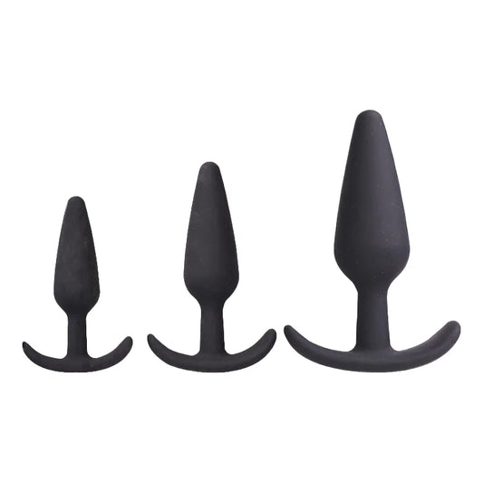 Prostate Massage 3 Different  Plugs