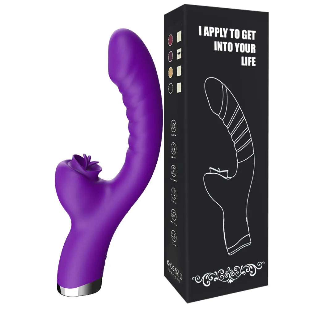 Vibromasseur lécheur de clitoris