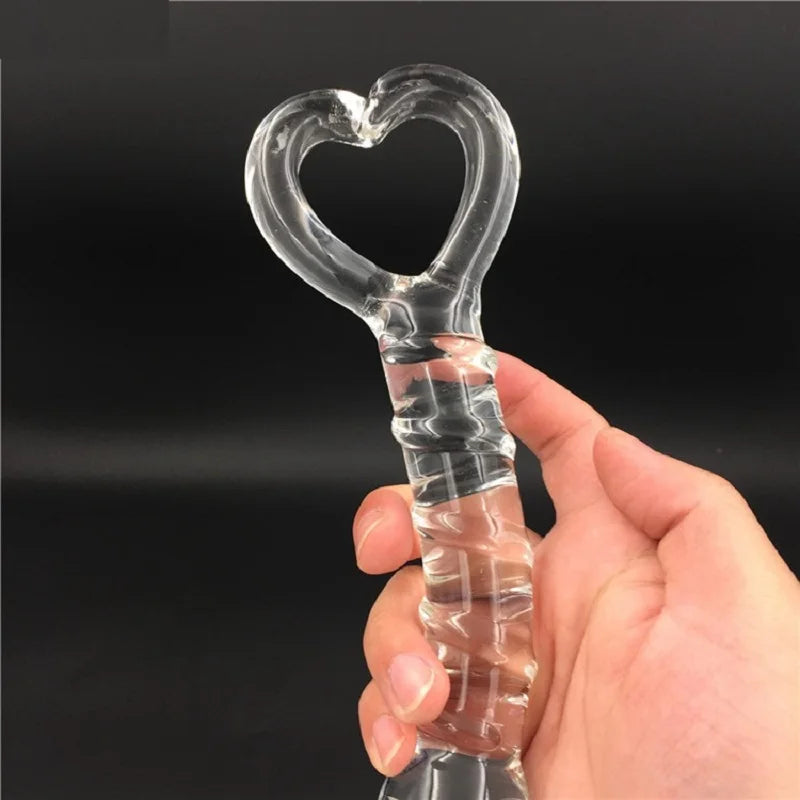 Crystal Heart Dildo