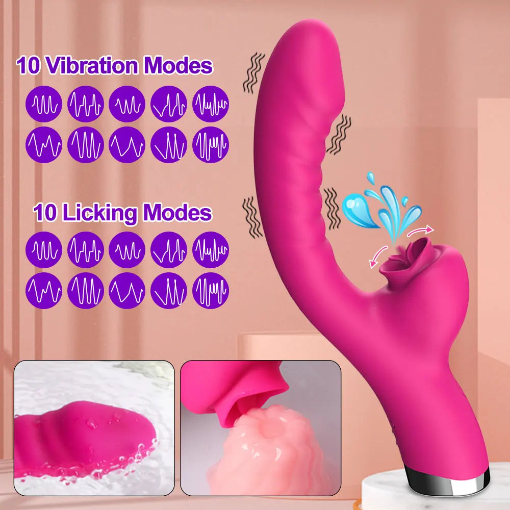 Vibrador para lamer el clítoris