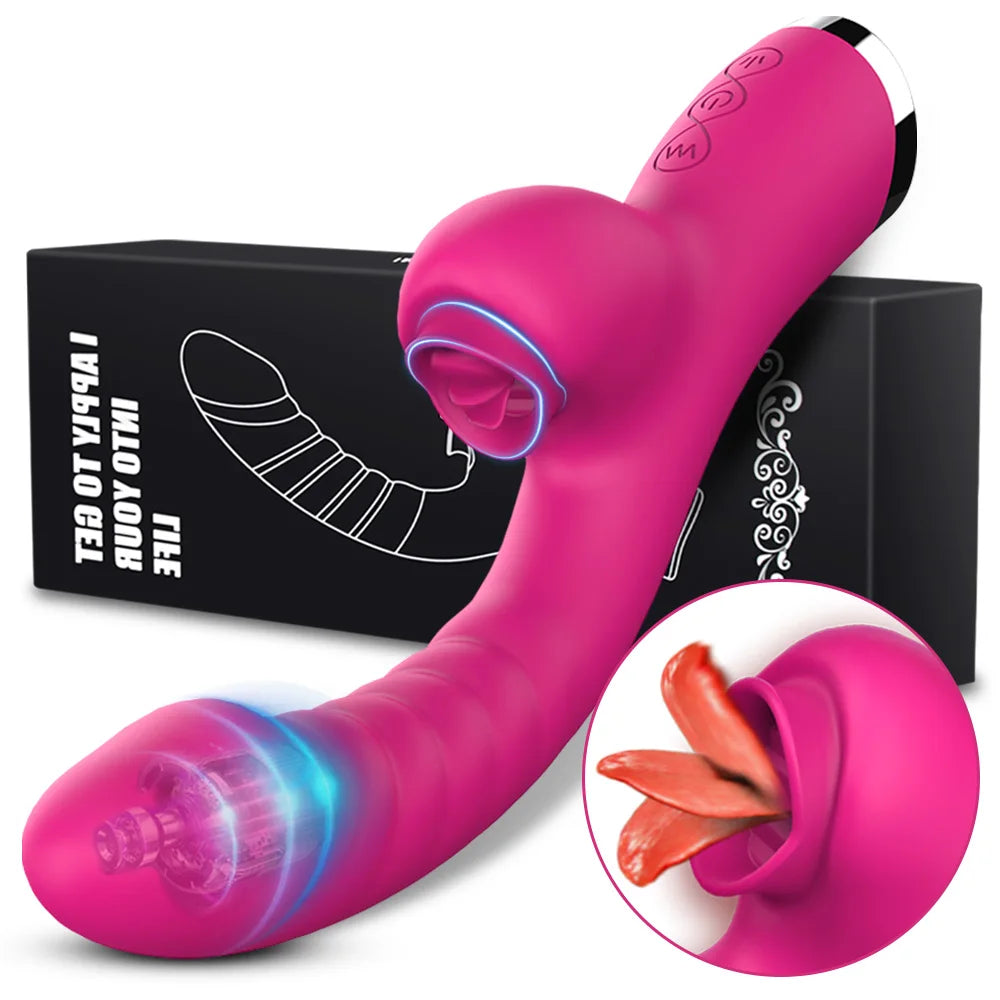 Vibrador para lamer el clítoris