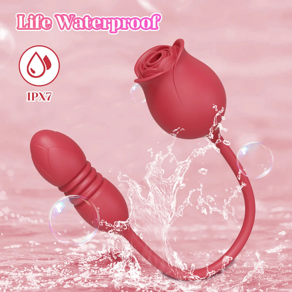 Vibrador chupador de rosas