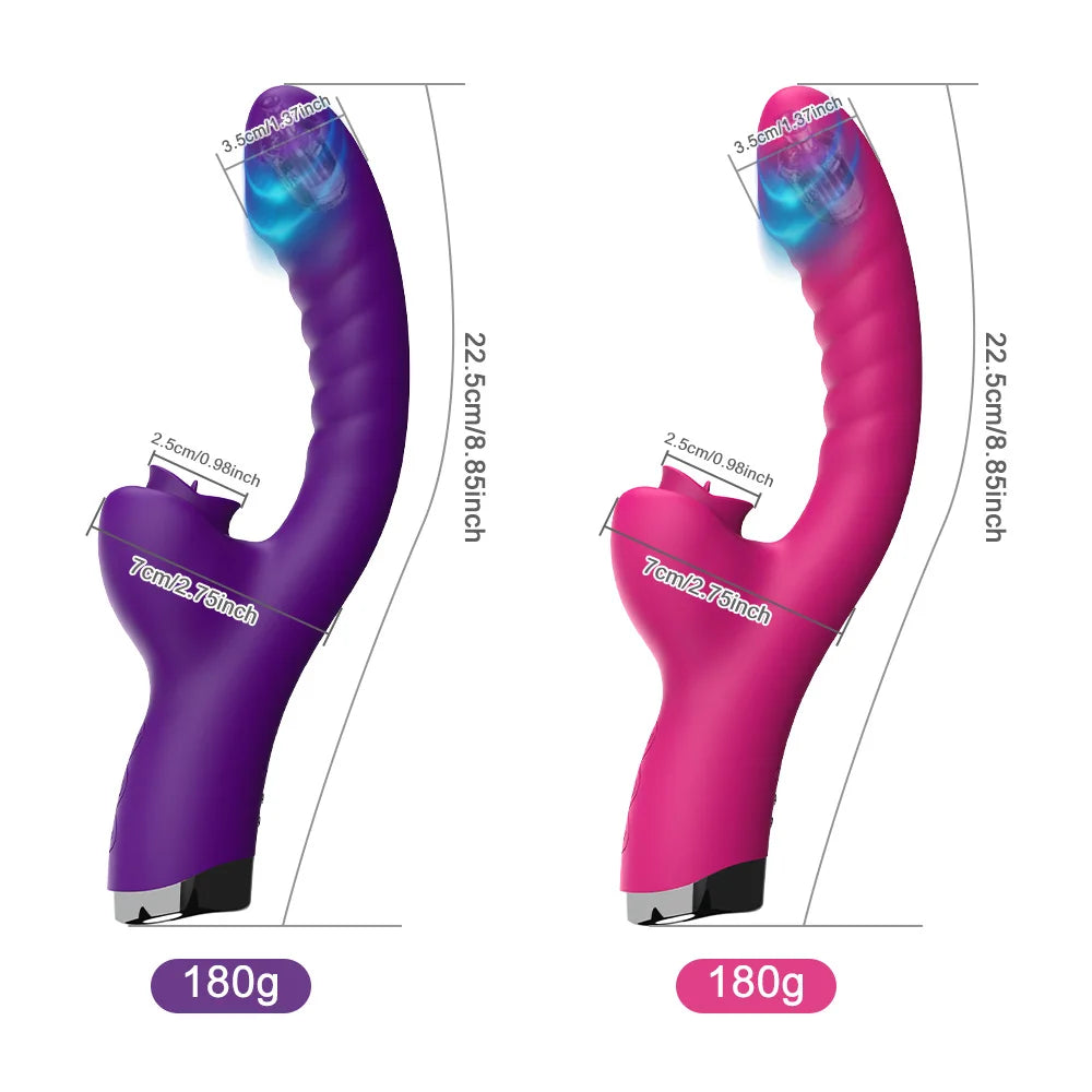 Vibrador para lamer el clítoris