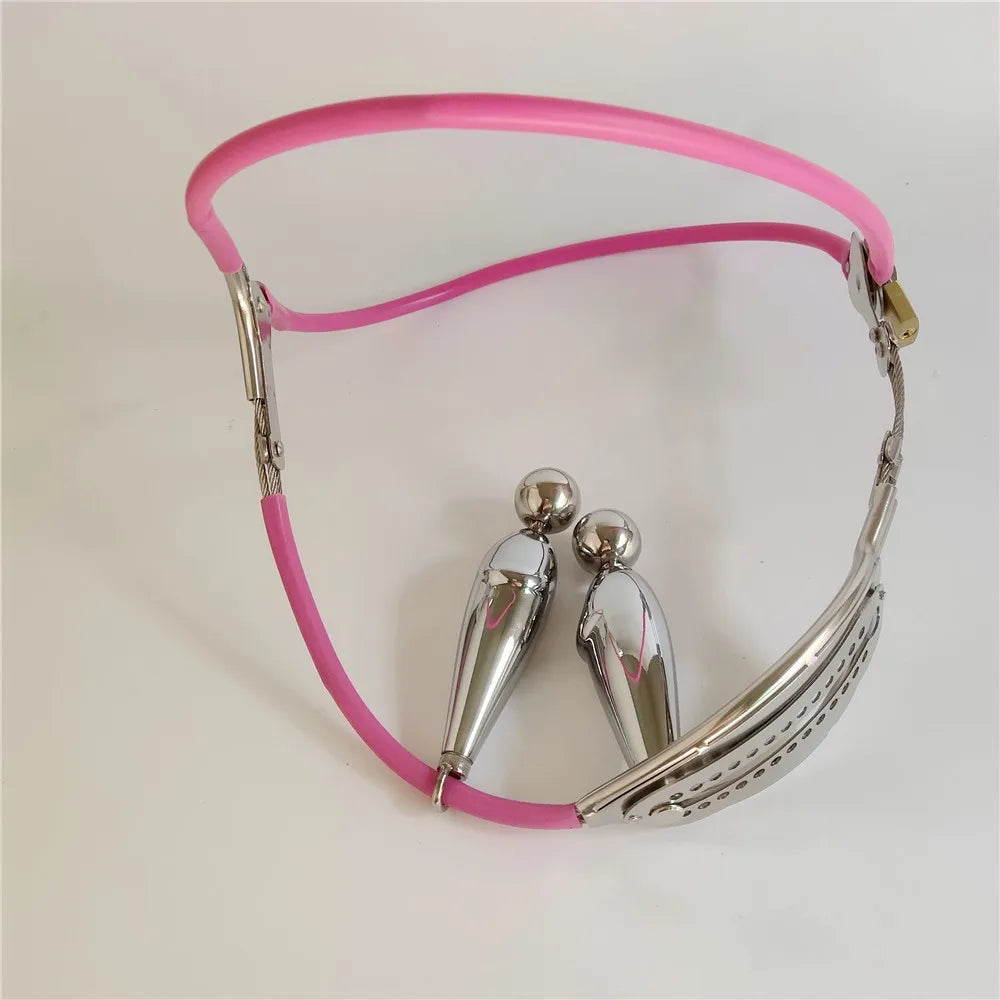 Stainless Steel Female Chastity Belt