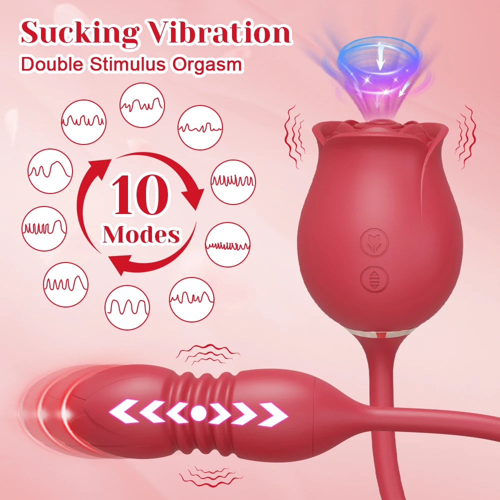 Rose Sucking Vibrator