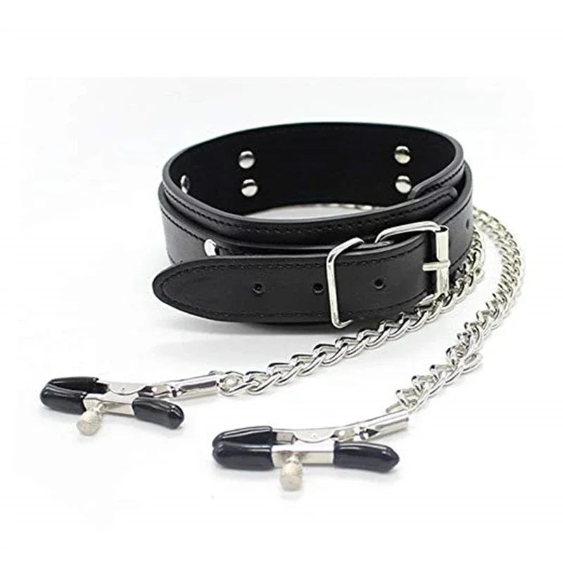 BDSM Leather Choker