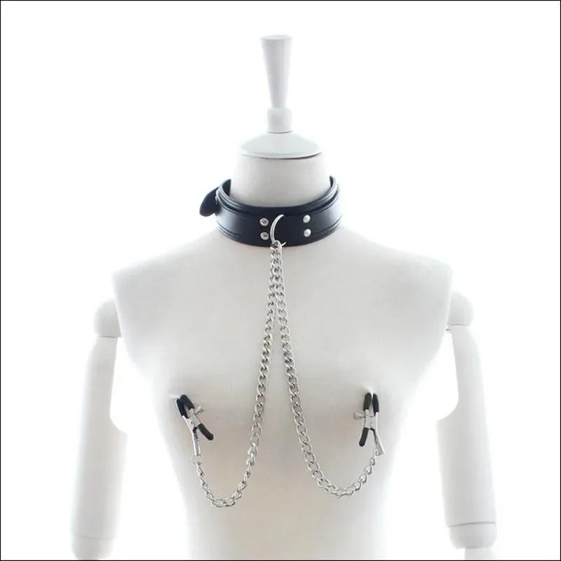 BDSM Leather Choker