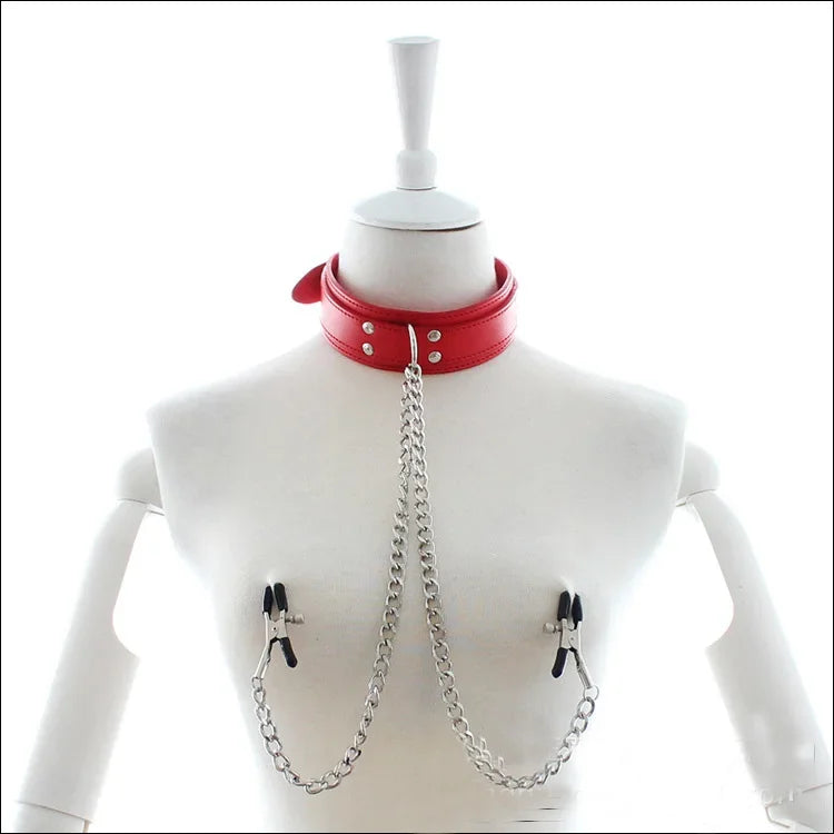 BDSM Leather Choker