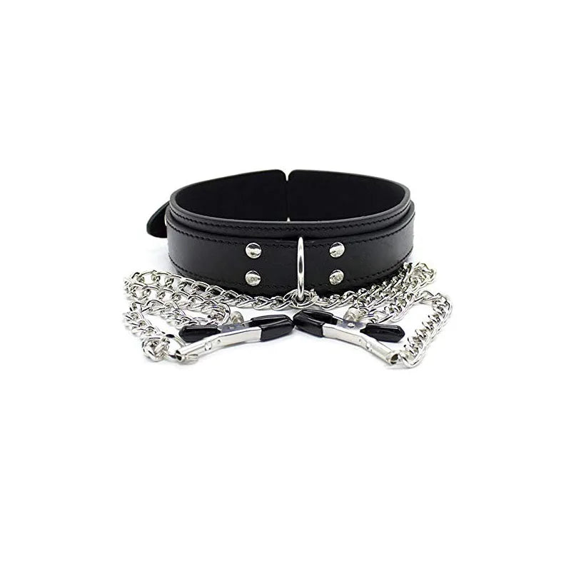 Leather Choker Collar