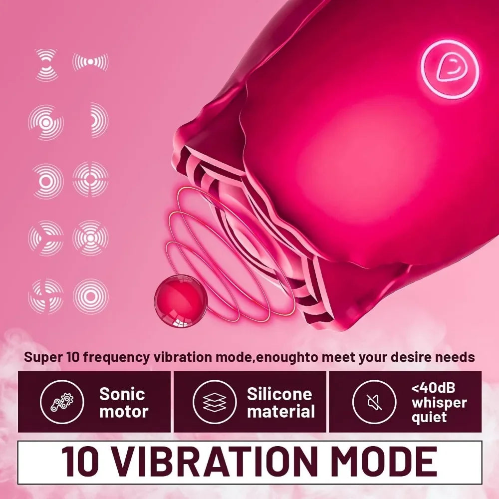 Stimulateur vibrateur rose