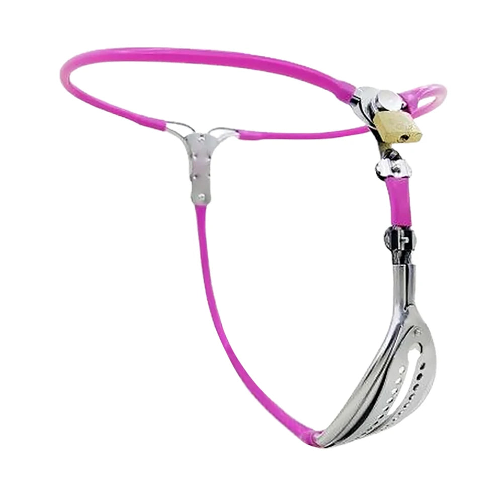 Stainless Steel Female Chastity Belt